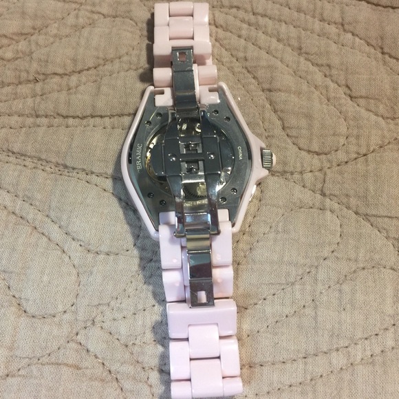 Real Collectibles by Adrienne Pink Ceramic Watch - Picture 10 of 11
